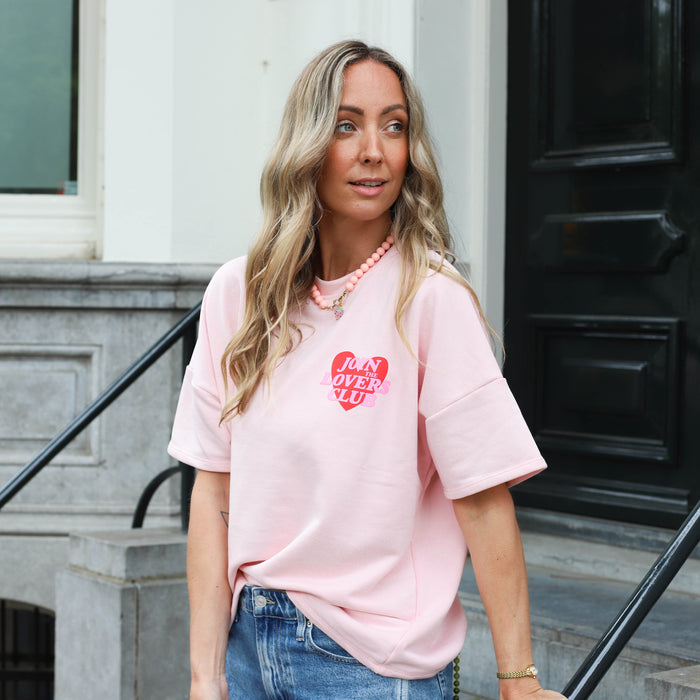 Join the lovers club sweater roze