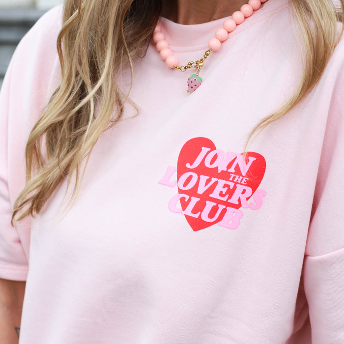 Join the lovers club sweater roze