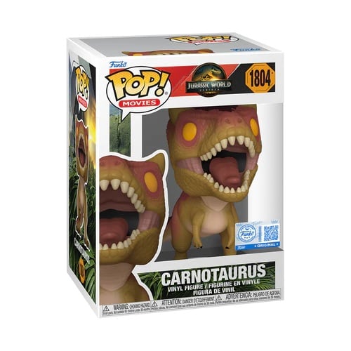 JURASSIC WORLD REBIRTH - POP Movies N° 1804 - Carnotaurus