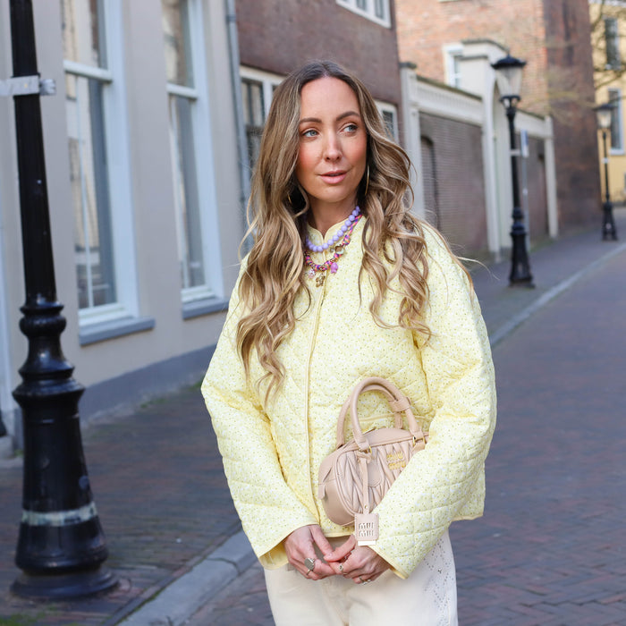 Krikke quilted jacket French vanilla