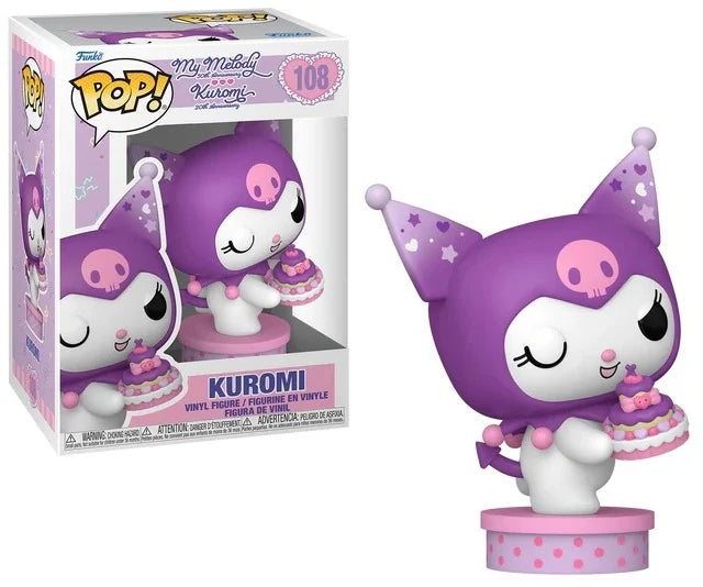 KUROMI 20EME ANNIVERSAIRE - POP N° 108 - Kuromi avec Cake