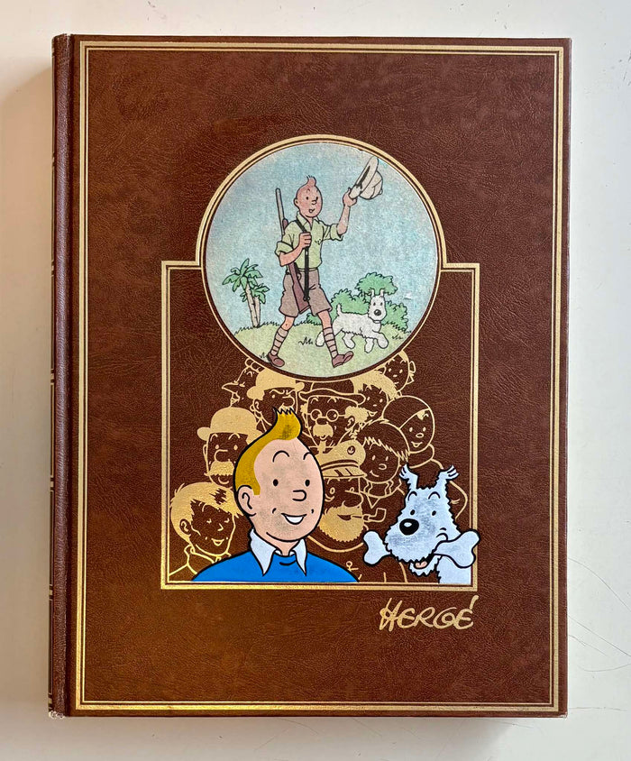 Lot L'oeuvre intégrale d'Hergé Tome 1 à 5 (1984)