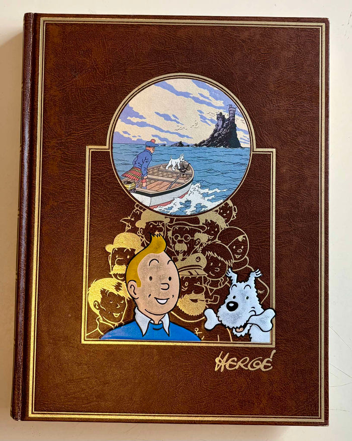 Lot L'oeuvre intégrale d'Hergé Tome 1 à 5 (1984)