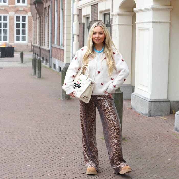 Love cardigan beige