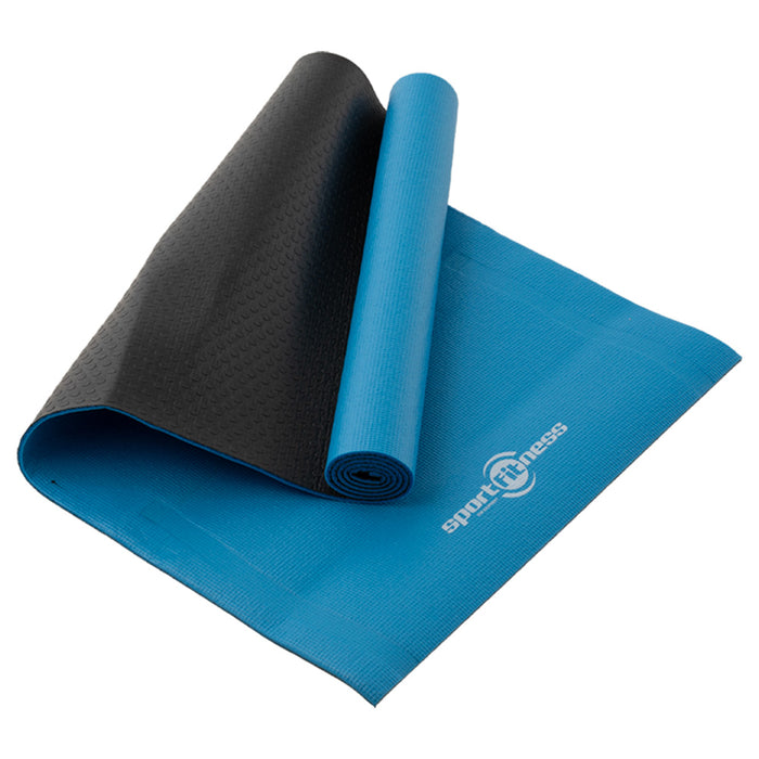Mat de Yoga Doble Faz Azul