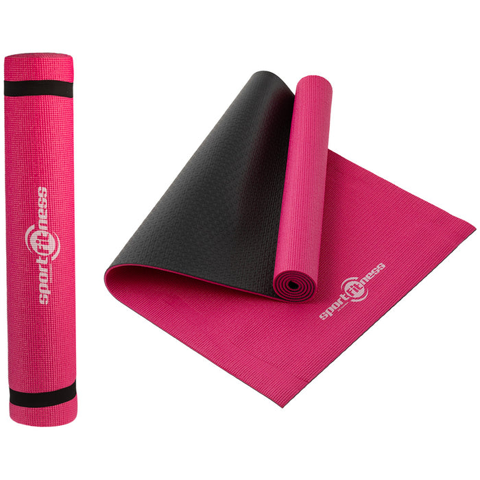 Mat de Yoga Doble Faz Rosado