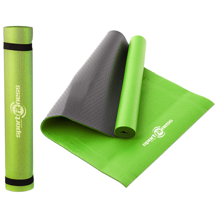 Mat de Yoga Doble Faz Verde