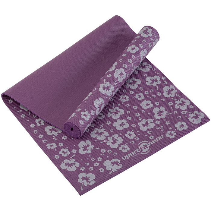 Mat de Yoga Morado con grabado