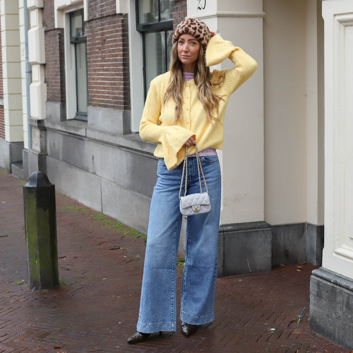 Meghan vest geel