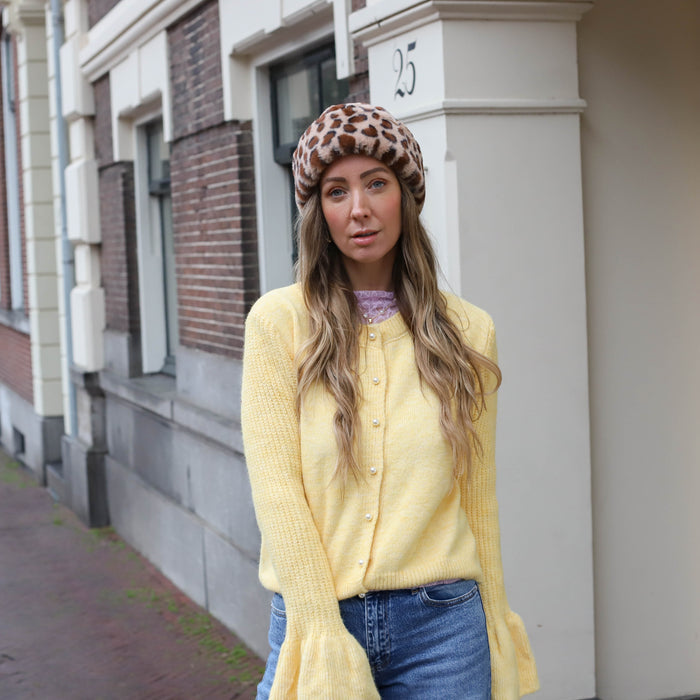 Meghan vest geel