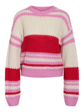 Noisy May Charlie knit birch tomato bon