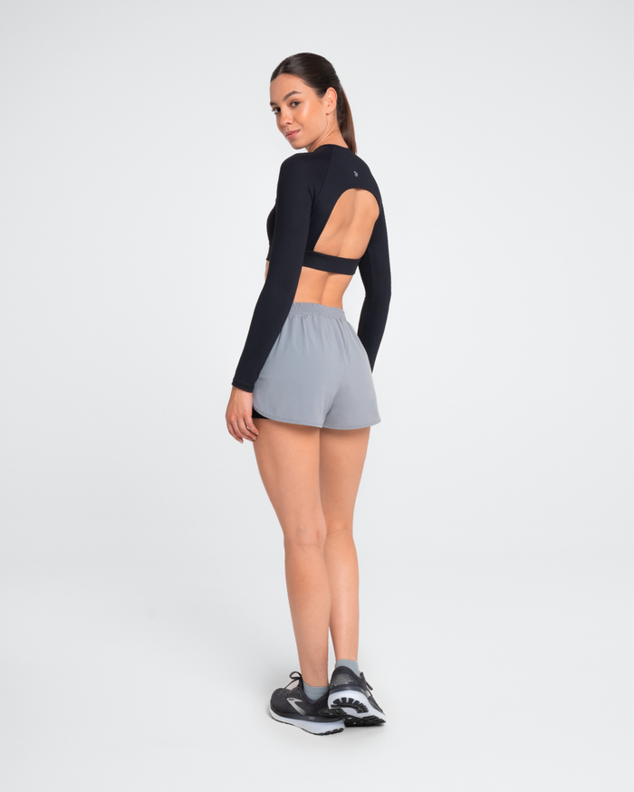 Pantaloneta Short Cute Gris Claro