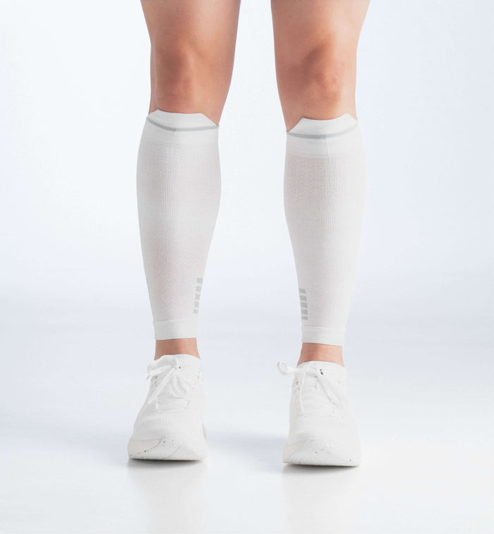Pantorrilleras de compresión Heal color blanco Sportfitness