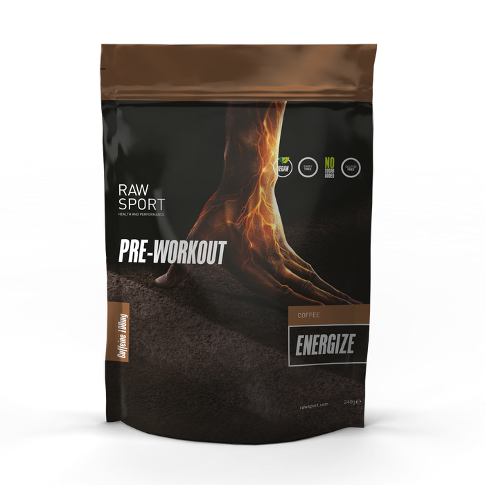 Pre Workout Energize Coffee 240g - Raw Sport