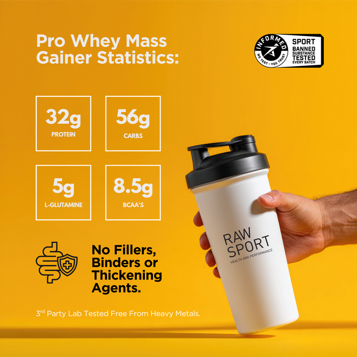 Pro Whey Mass Gainer - Grass Fed - Informed Sport - Raw Sport