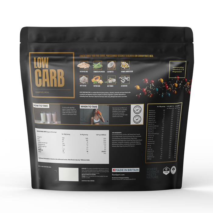 Raw Fuel Low Carb Meal - Raw Sport