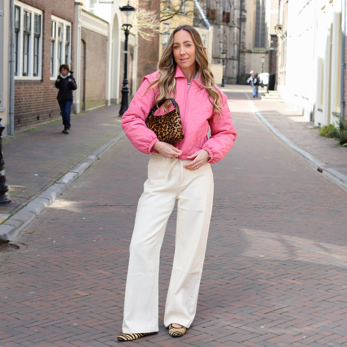 Refined Department relaxed studs denim pants Payton
