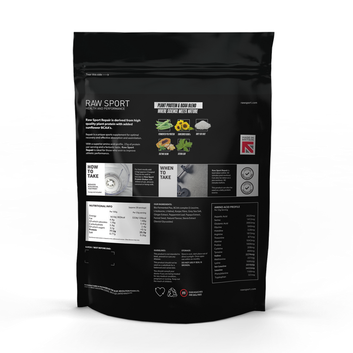 Repair High Protein Powder - Raw Sport