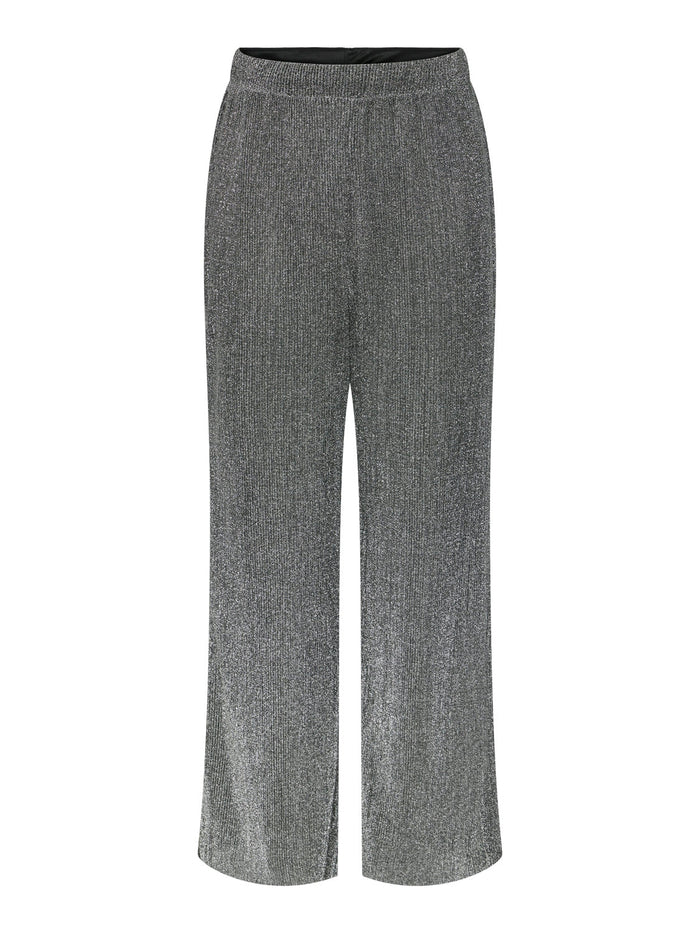Roya pants wide silver
