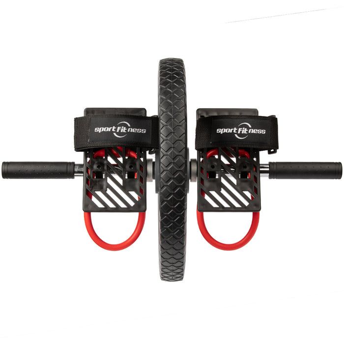 Rueda Abdominal con Manilares y Pedales
