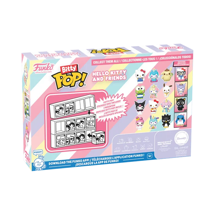 SANRIO - Bitty Pop 4 Pack 2.5cm - Keroppi