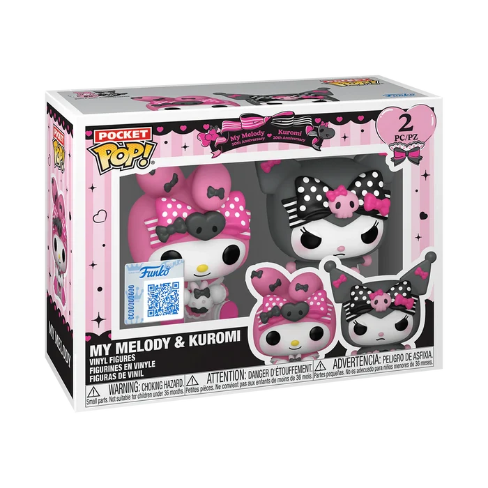 SANRIO - Pocket POP 2 Pack - Kuromi / My Melody