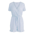 Sienna wrap playsuit blue