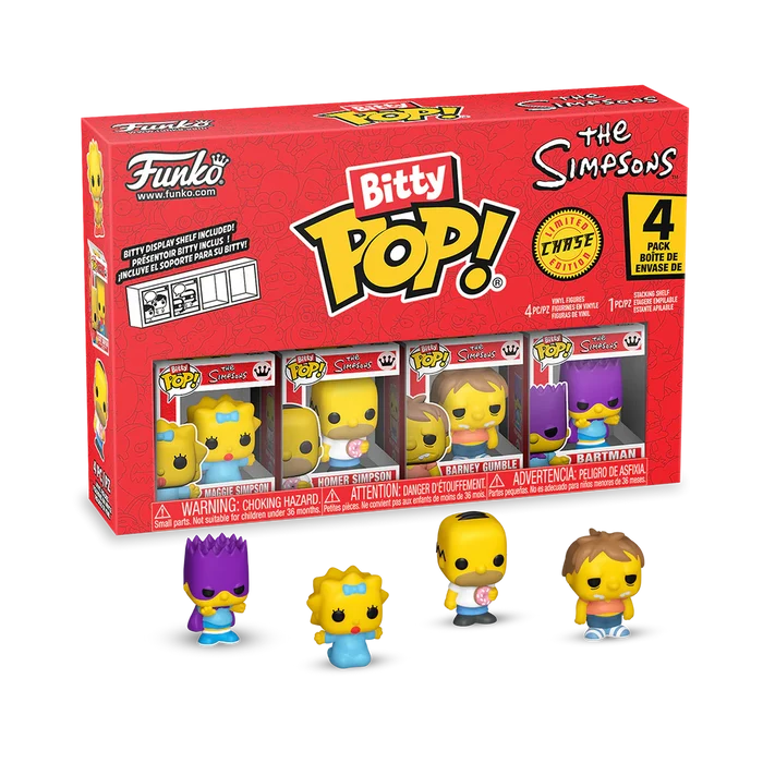 SIMPSONS - Bitty Pop 4 Pack 2.5cm - Maggie