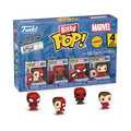 SPIDER-MAN - Bitty Pop 4 Pack 2.5cm - Parker Split