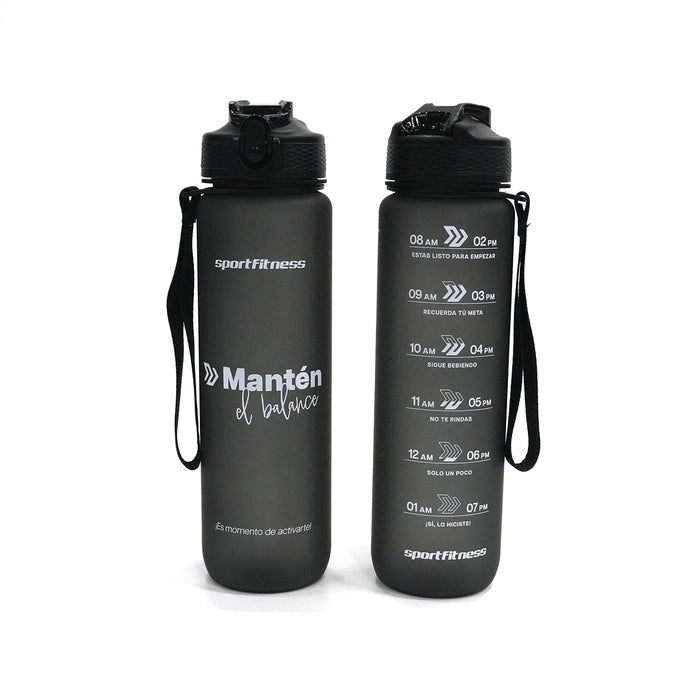 Termo deportivo (1 lt) Negro