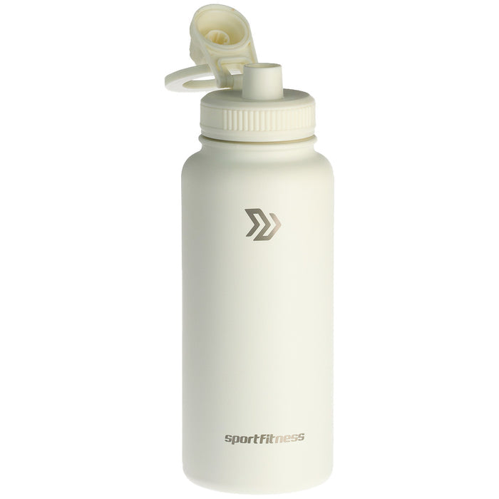 Termo Metálico con soporte Para Celular 32oz  Blanco