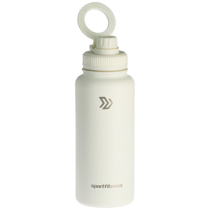 Termo Metálico con soporte Para Celular 32oz  Blanco