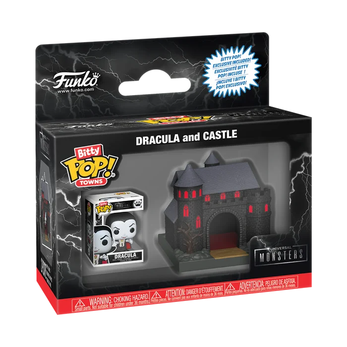 UNIVERSAL MONSTERS - Bitty Pop Town - Chateau de Dracula avec Dracula