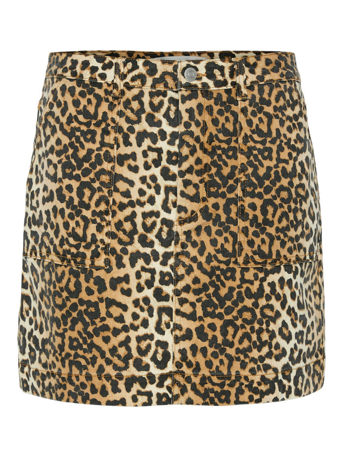 YAS Leonora denim nomad skirt