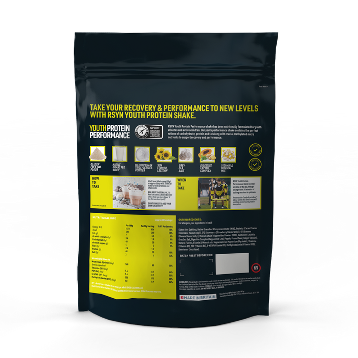 1 Serving Youth Performance Whey Protein | RSYN - Raw Sport